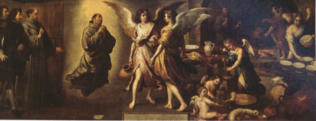 Bartolome Esteban Murillo La Cuisine des Anges (mk05)